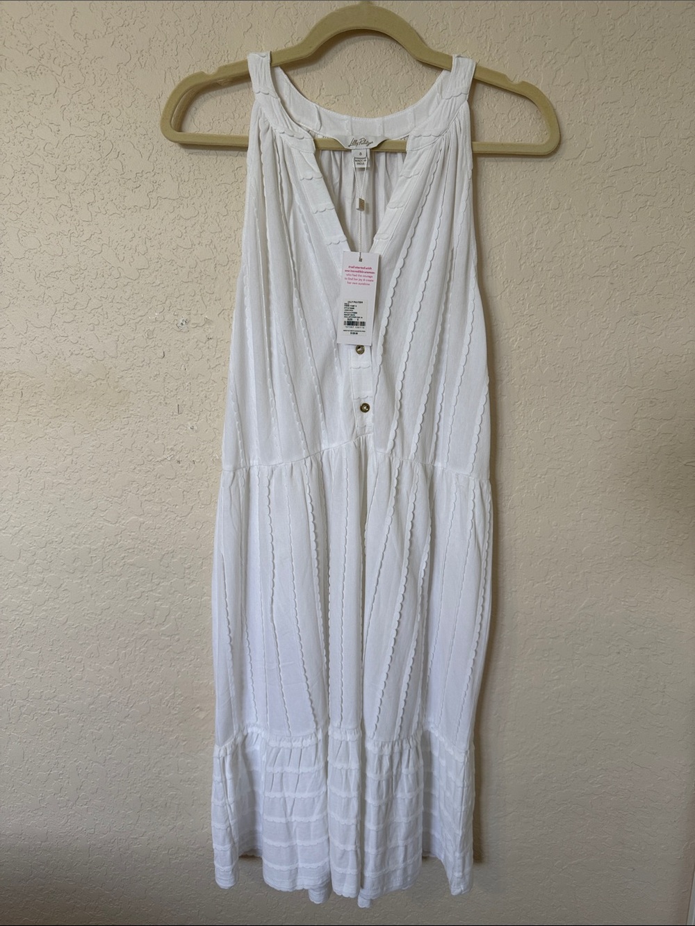 Lilly Pulitzer Women’s White Lennox Dress Size S